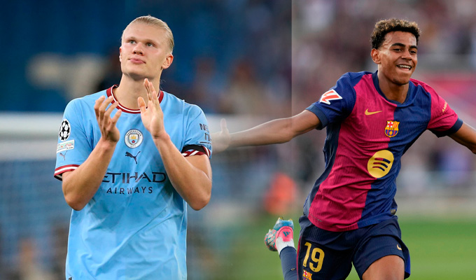 Erling Haaland Se Rinde Ante Lamine Yamal Erling Haaland Se Rinde Ante Lamine Yamal