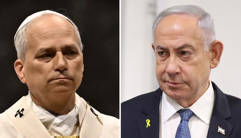 Netanyahu pide perdón al papa León XIV por ataque a iglesia en Gaza