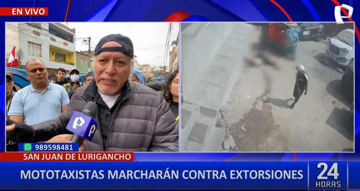 Mototaxistas exigen cambio total del comando policial de SJL por aumento de extorsiones