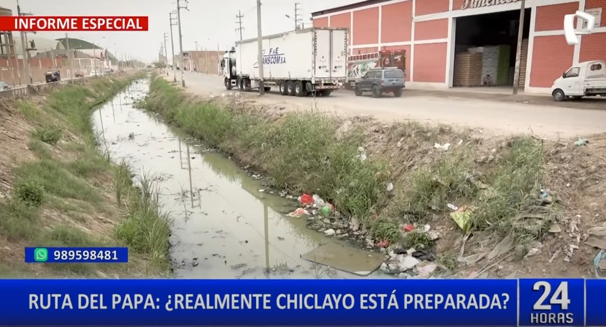 Basura, huecos y desorden: así recibirá Chiclayo a turistas en la ruta del Papa León XIV