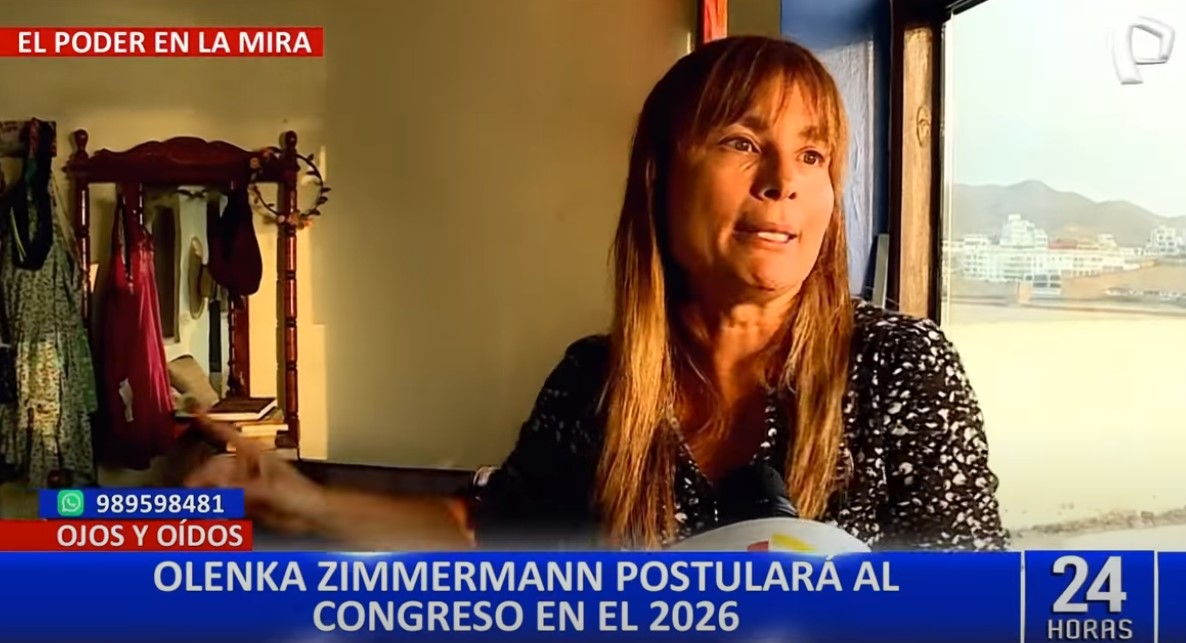 Olenka Zimmermann postulará al Congreso con Avanza País en 2026