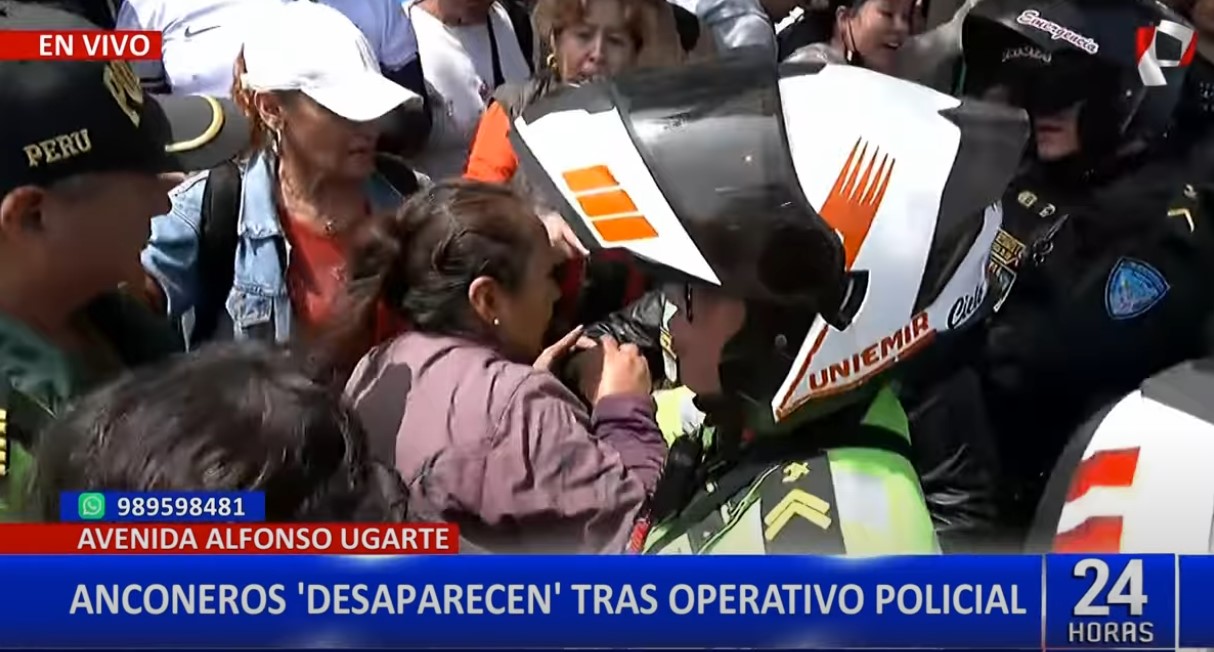 Llevan al depósito a cinco ‘Anconeros’ tras operativo en avenida Alfonso Ugarte