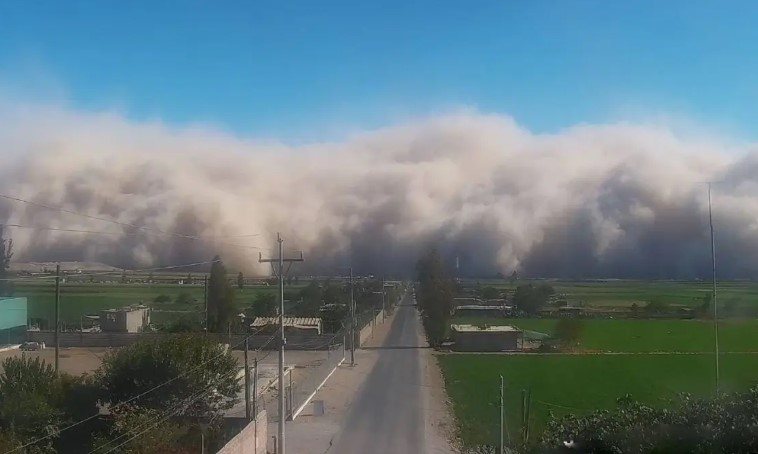 Tormenta de arena impacta al turismo, la pesca y agricultura en varias regiones del sur