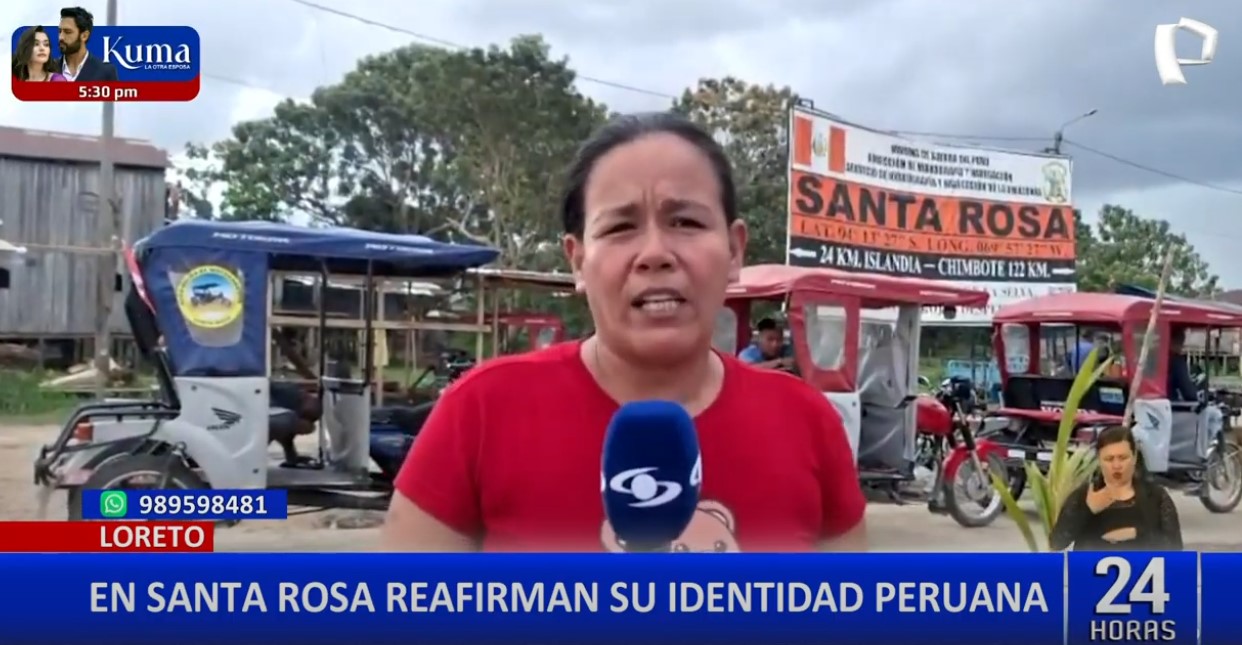 Residentes de Isla Santa Rosa defienden su identidad peruana