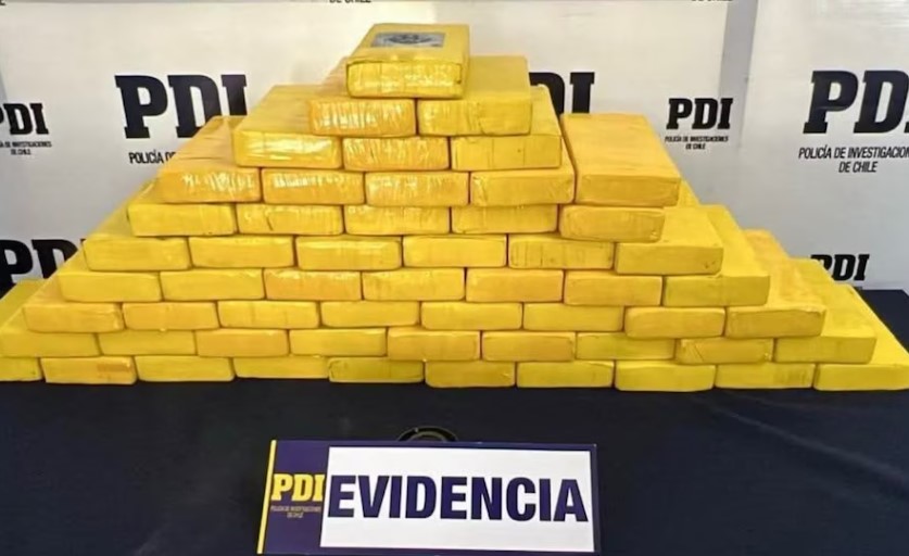 Capturan a peruano con 56 kilos de cocaína en Arica