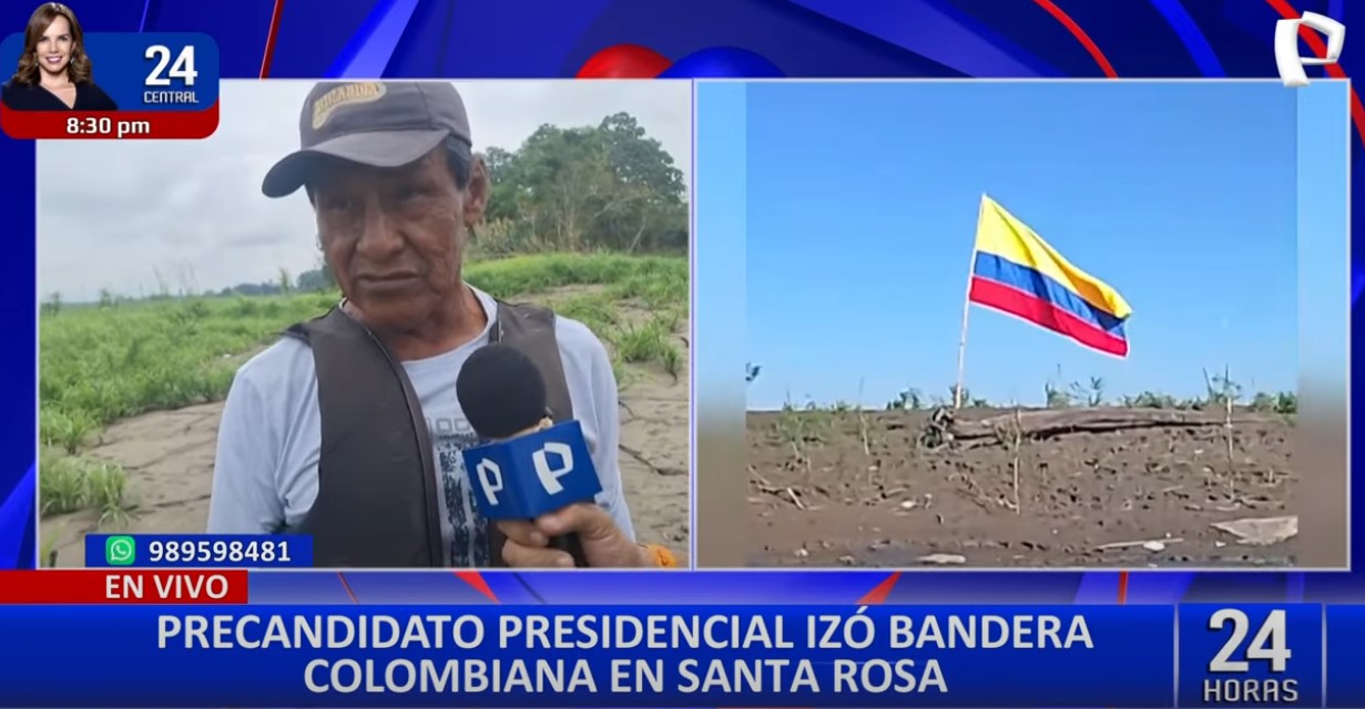 Loreto: Pobladores de Santa Rosa indignados por izamiento de bandera colombiana