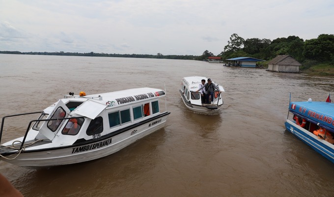 Midis: escolares de zonas de frontera y comunidades nativas son trasladados por vía fluvial a sus colegios gracias a los Movitambos
