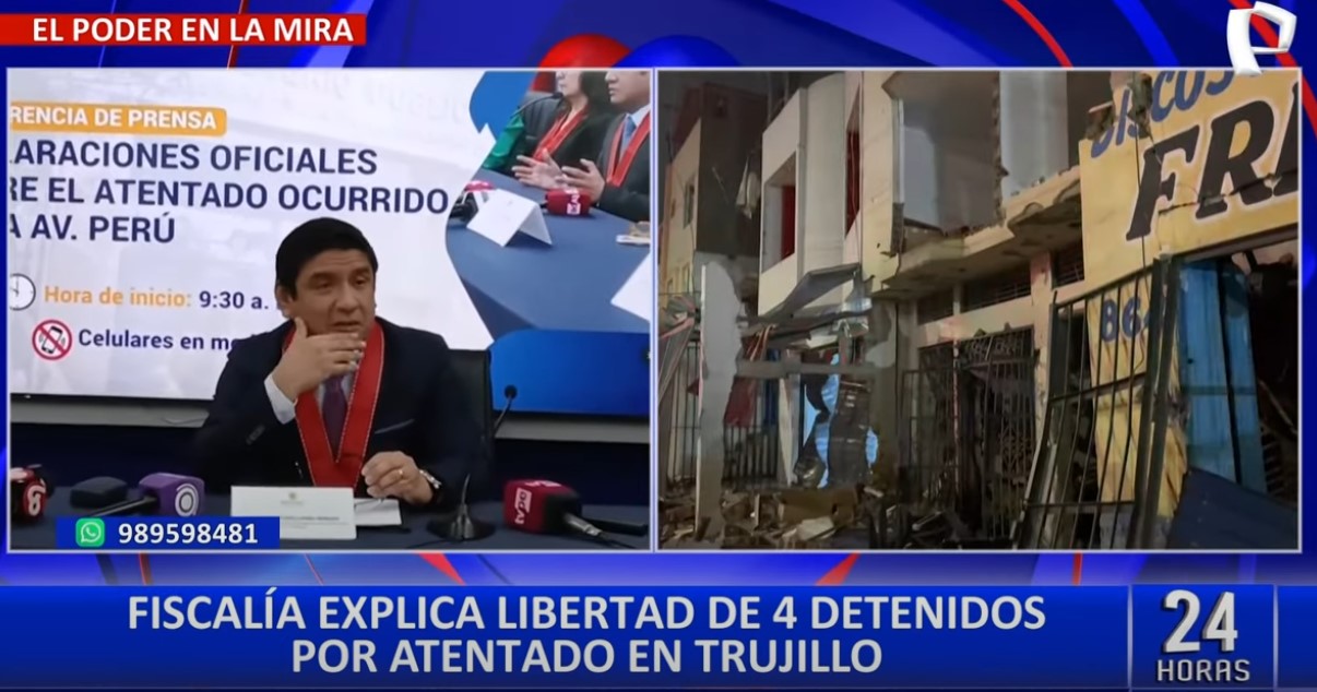 Ministerio Público aclara liberación de detenidos por atentado en Trujillo: “No existen pruebas”