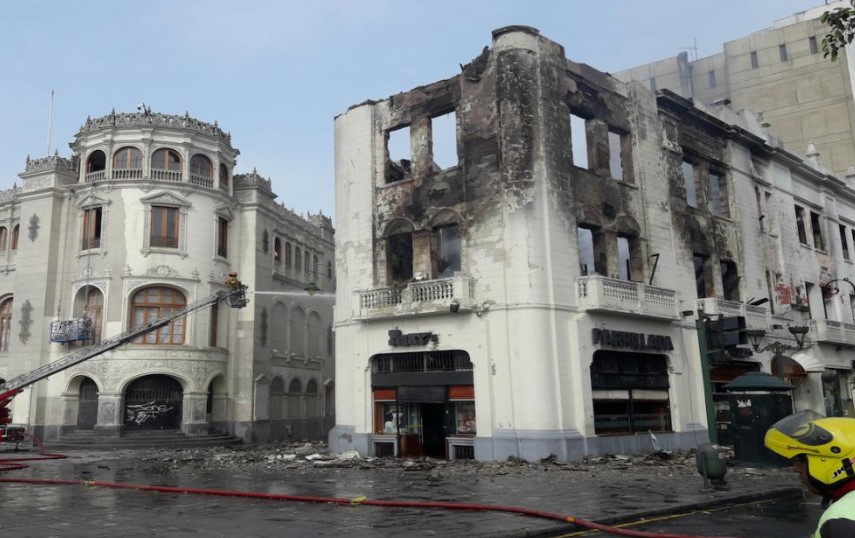 Inician trabajos de restauración del edificio Giacoletti tras siete años de abandono