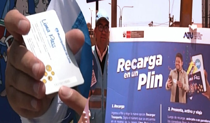 Ya puedes cargar tu tarjeta Lima Pass de los corredores y Metropolitano con ‘Plin’