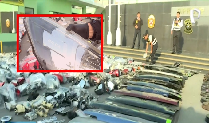 Recuperan S/400 mil en autopartes durante operativo en mercado San Jacinto