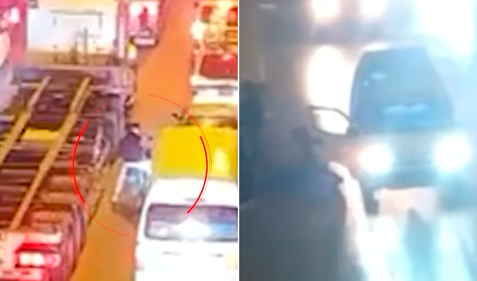 Cámaras del Callao registran el asesinato de chofer de combi en Néstor Gambeta