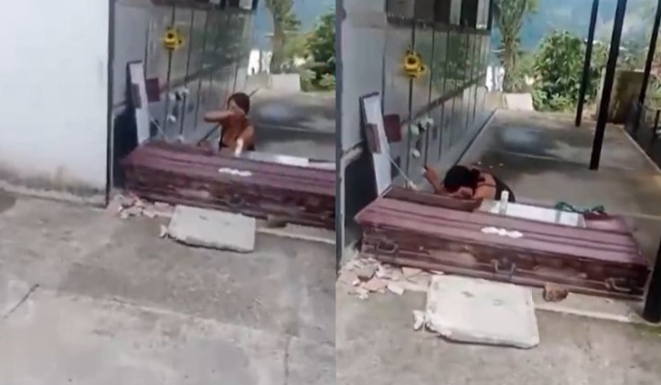 Mujer desentierra cadáver de su novio para bañarlo y vestirlo con ropa nueva