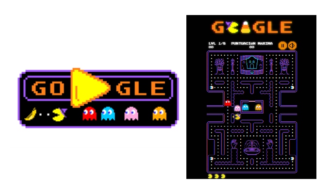 Pac-Man se disfraza de bruja en el nuevo doodle de Google por Halloween