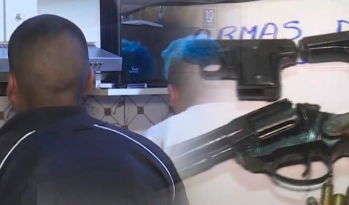 Cae presunta banda de extorsionadores: se hallaron armas de fuego y municiones