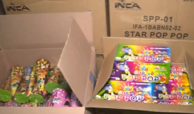 Intervienen almacén clandestino con más de media tonelada de pirotécnicos en VMT: hay dos detenidos