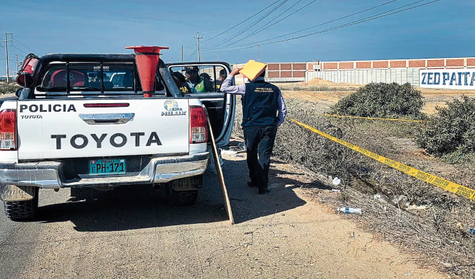 Hallan cuerpo calcinado en Piura: habría sido arrojado hace tres días en la carretera Paita-Sullana