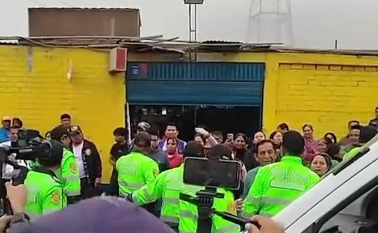 Carapongo: violento enfrentamiento durante operativo contra transporte informal