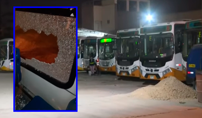 Unidad de transporte atacada en Chorrillos incrementa tensión previa al paro nacional de transportistas