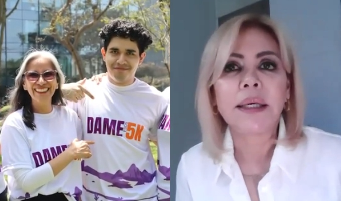 Gisela Valcárcel se une a caminata “Dame esos 5K” para alzar la voz contra la violencia hacia la mujer