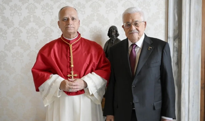 Presidente de la Autoridad Palestina agradece a León XIV por su apoyo histórico a Gaza