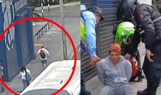 "Iba a mi trabajo”: ladrón es detenido tras arrebatarle celular a joven en Miraflores