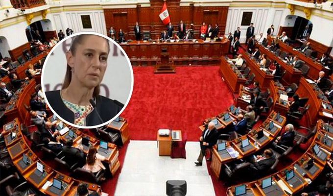 Congreso declara persona non grata a presidenta Claudia Sheinbaum por asilo a expremier Betssy Chávez