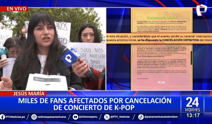 Más de 18 mil fans afectadas tras cancelación de concierto de K-pop
