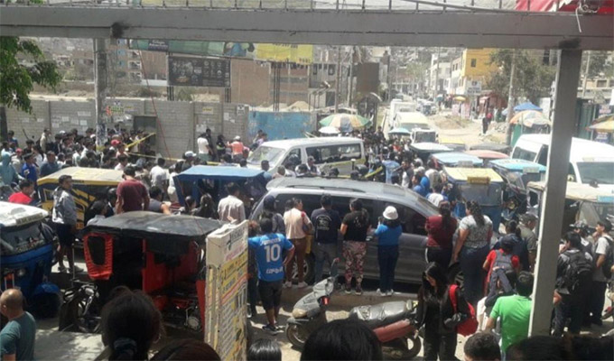 Chaclacayo: colectivero es asesinado a balazos por sujetos que estaban a bordo de una moto