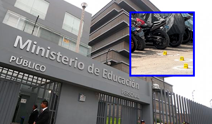 Obras del Ministerio de Educación, bajo amenaza del crimen organizado