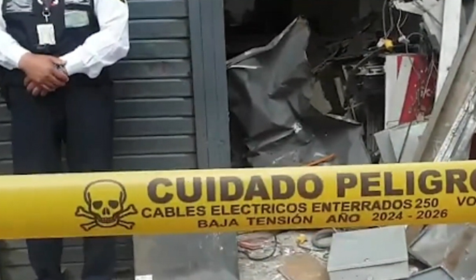 Chincha: Delincuentes detonan explosivo en cajero y se llevaron cerca de 3 mil soles