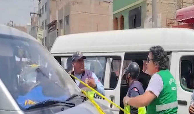 Sicarios acribillan a colectivero a plena luz del día en Chosica