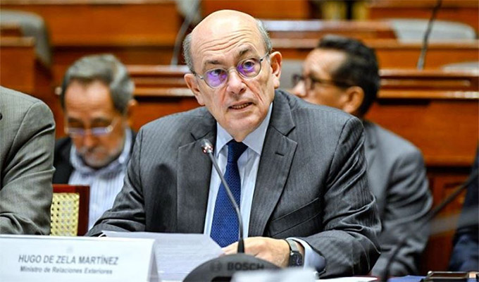 Congreso: solicitan presencia de canciller Hugo de Zela por crisis diplomática Perú-México