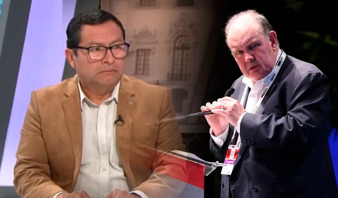 Presidente de Confemin arremete contra Rafael López Aliaga: “Es un reverendo mentiroso”