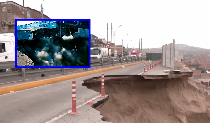 Ventanilla: nuevo derrumbe en Néstor Gambetta obliga a cerrar parte de la vía