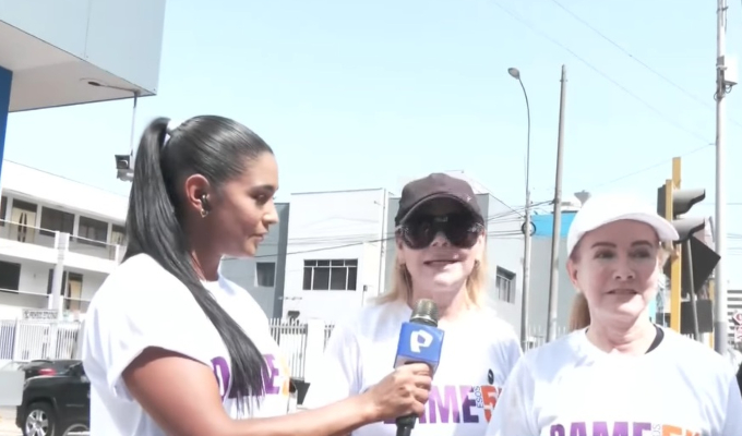 Gisela Valcárcel lidera caminata "Dame esos 5K" contra la violencia hacia la mujer