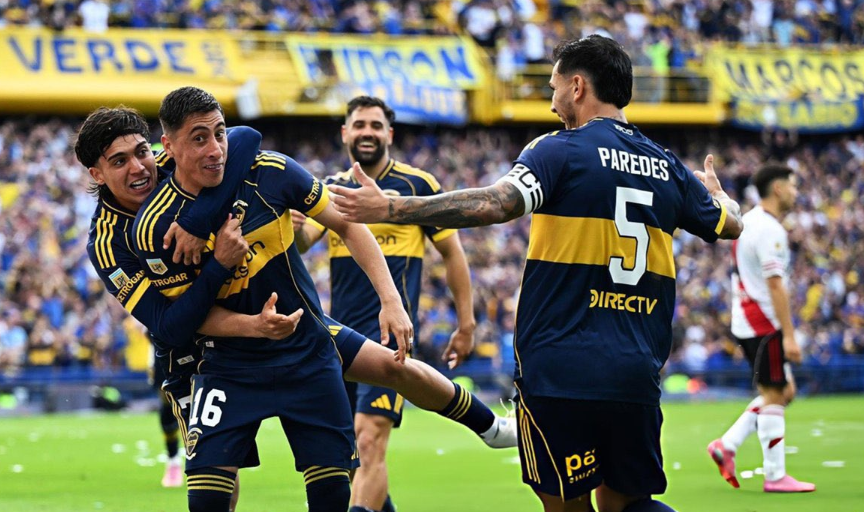 Boca se quedó con el Superclásico: venció 2-0 a River y aseguró su regreso a la Copa Libertadores 2026