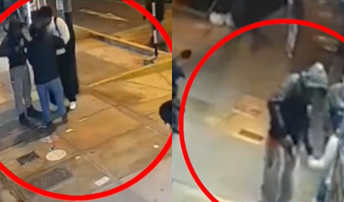 Delincuentes en moto acorralan a jóvenes para robarles sus celulares en Chorrillos