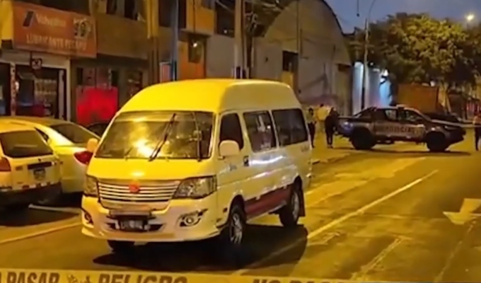 Asesinan a balazos a chofer de combi informal en el Callao