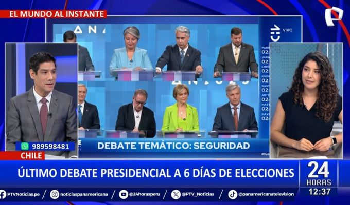 Elecciones en Chile: Se realizó el último debate presidencial previo a los comicios