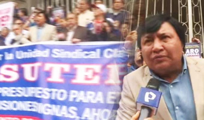 Por paro del Sutep: Hoy 70% de colegios están cerrados en todo el país