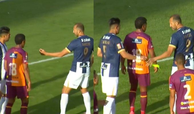 Hernán Barcos pidió disculpas a Zambrano por altercado en partido ante Los Chankas: "Error mío"