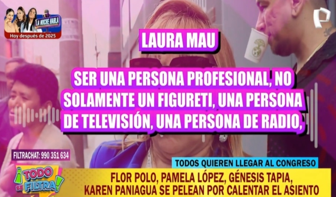 Laura Mau confirma postulación al Congreso en 2026: “Soy una profesional y tengo experiencia”