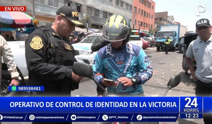 Las Victoria: Despliegan operativo de control de identidad