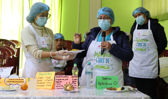 Huancavelica: capacitan a personal de salud en alimentación saludable para combatir anemia infantil
