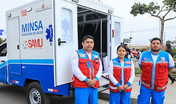 Minsa amplía a 27 las bases del SAMU con la inauguración de una nueva sede en San Bartolo