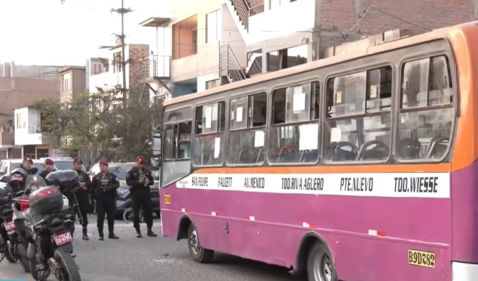 Envían audio tras ataque a balazos a bus de empresa San Germán: "Me pagan o los voy a matar"