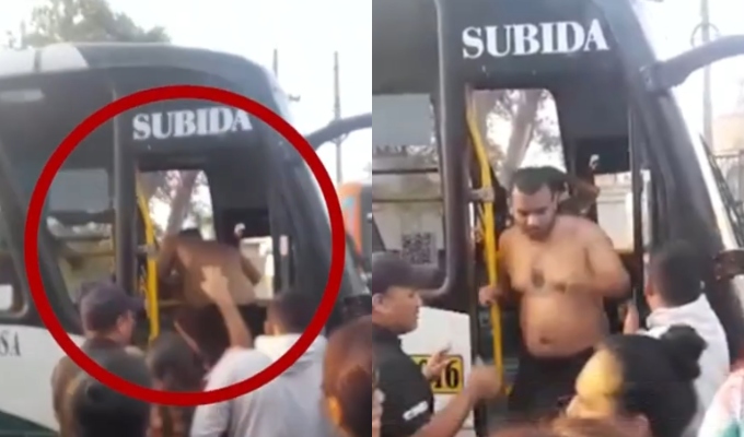 Hombre persigue y golpea brutalmente a chofer de La Roma tras choque en El Agustino