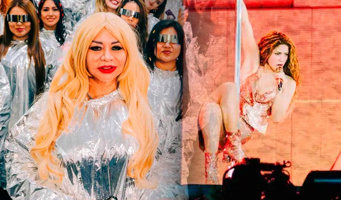 Susy Díaz le dedicó una frase a Shakira en concierto: “Vive la vida y no dejes que la vida te viva”