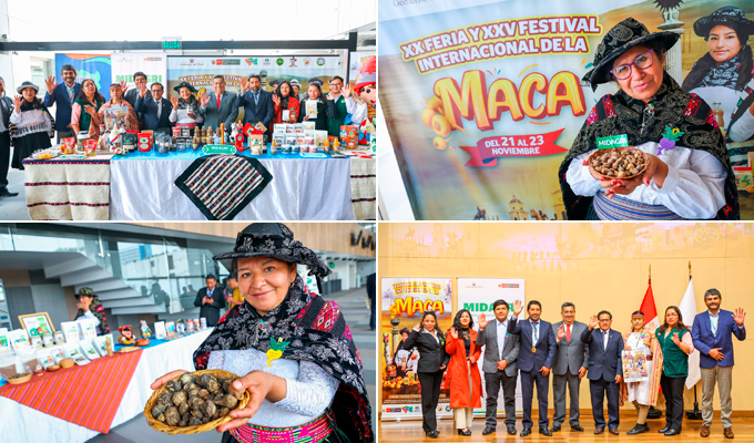 MIDAGRI lanza “XX Feria y XXV Festival Internacional de la Maca – FIMACA 2025” con pequeños productores de Junín